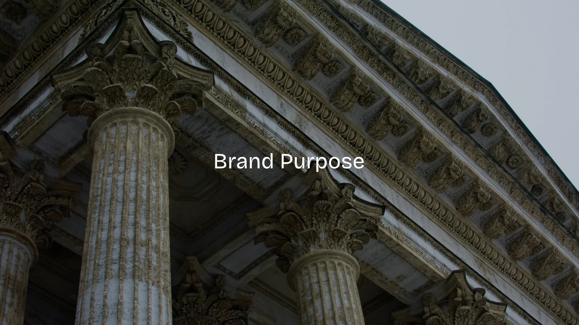 Brand purpose foundation
