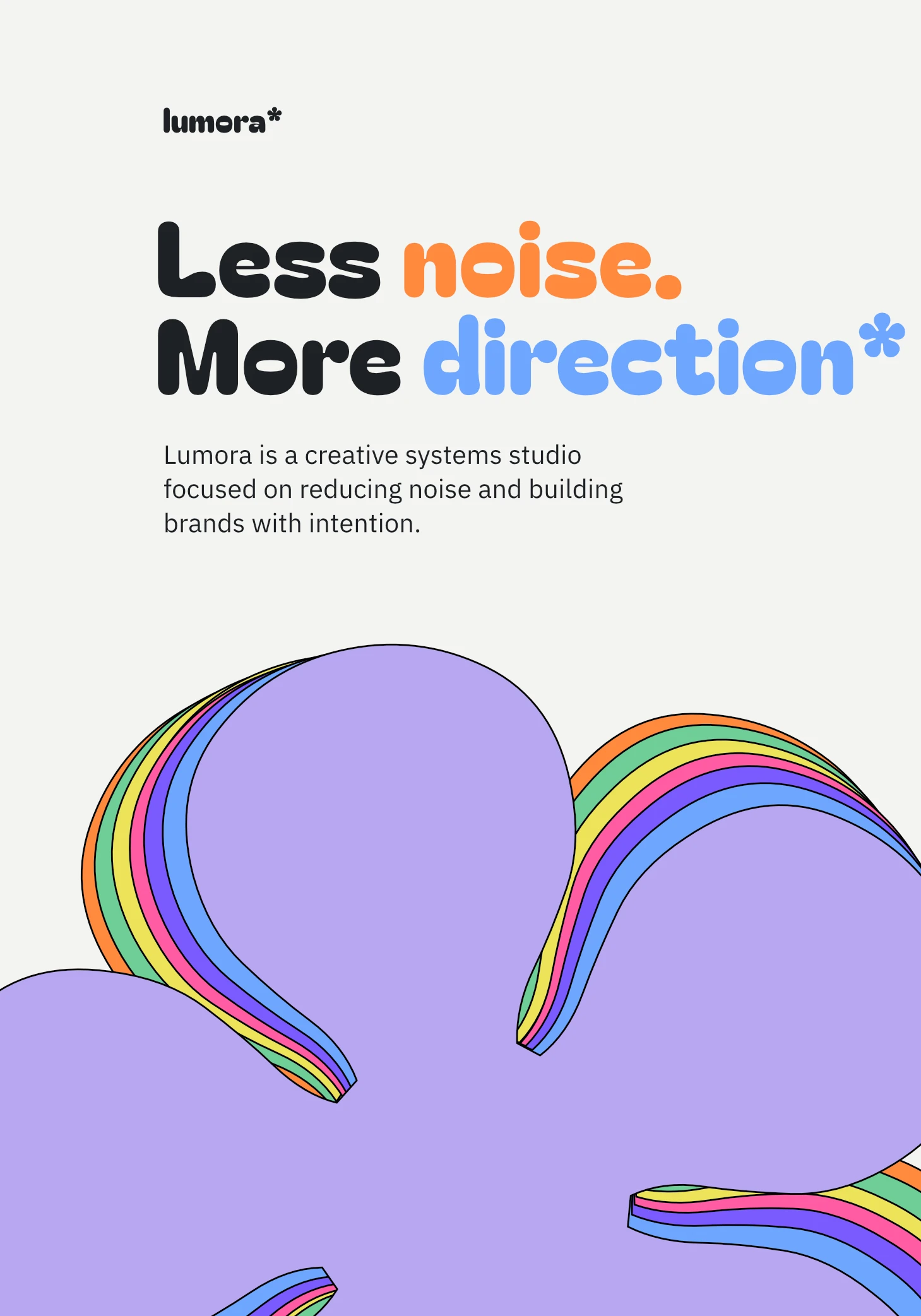 Lumora Branding Poster - Visual Identity