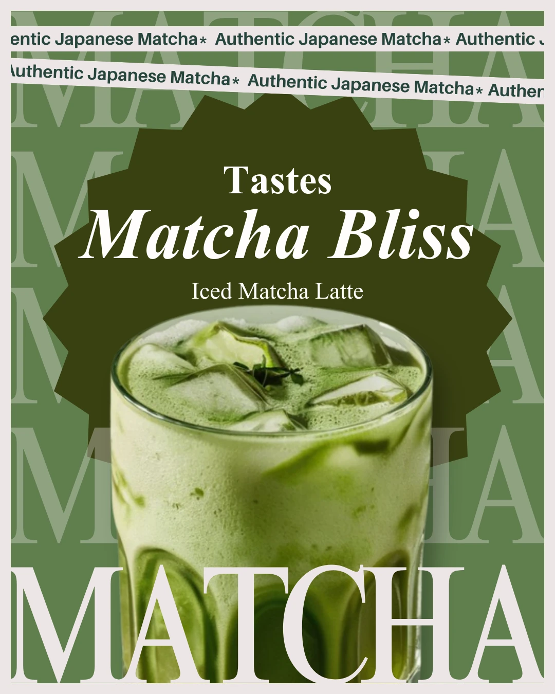 Matcha Cafe — Social Media Design